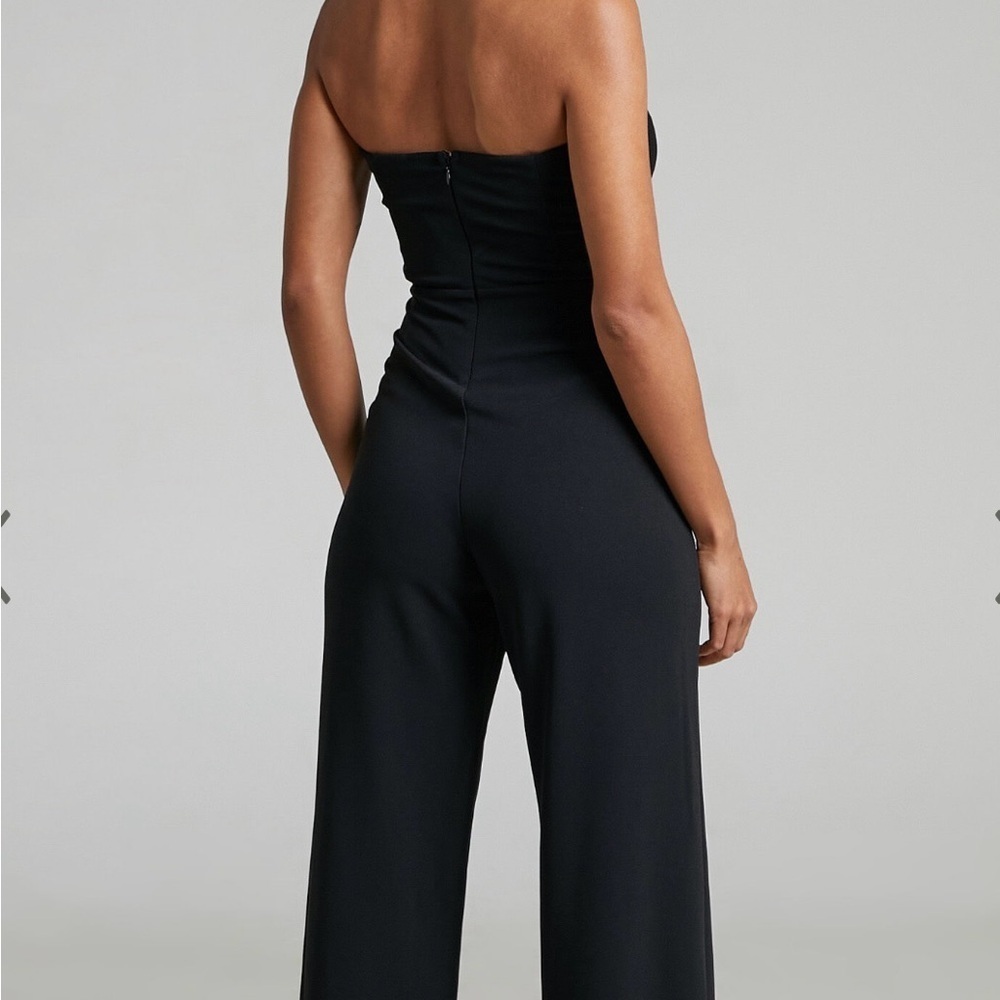 Strapless Jumpsuit in Black - Picture 2 of 7